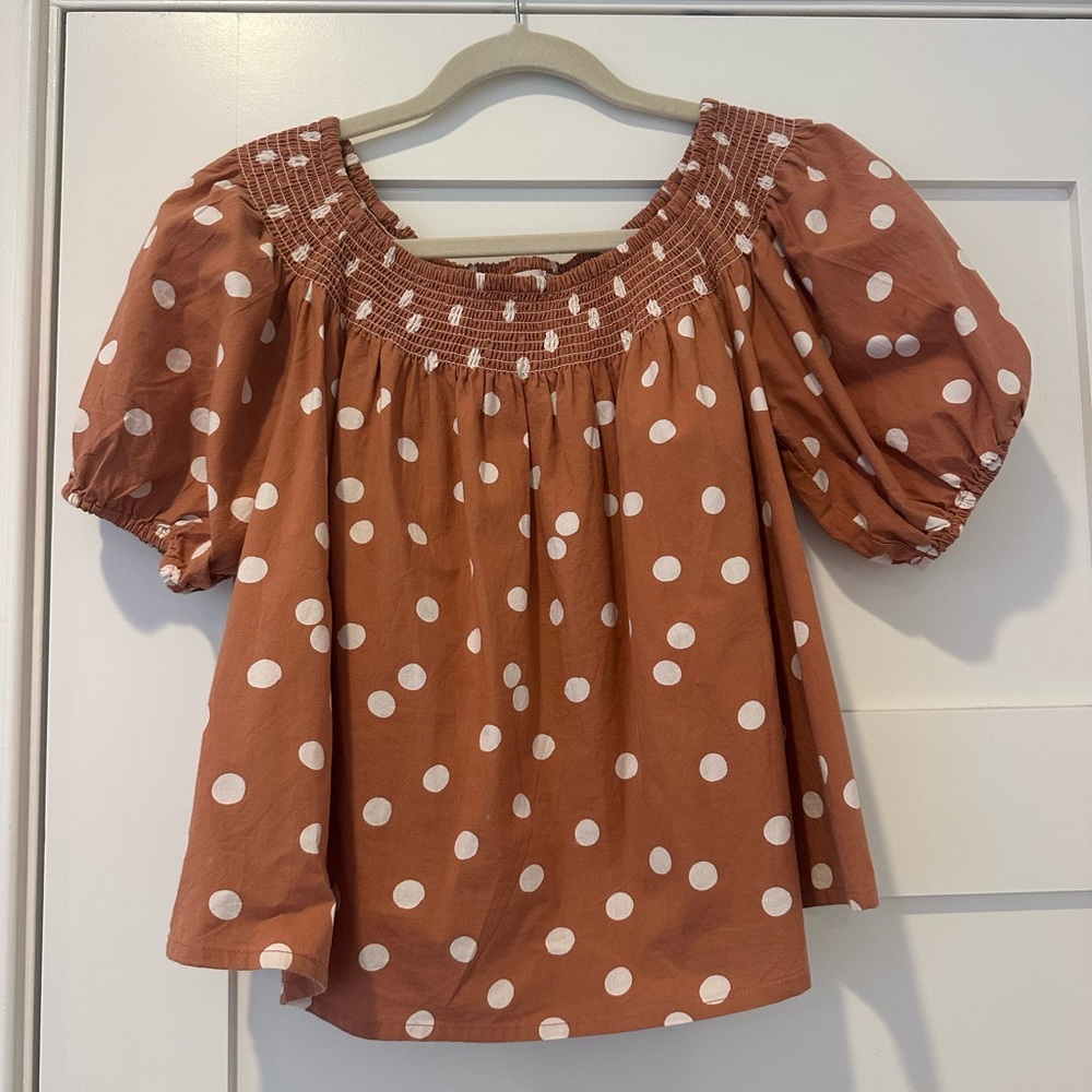 Roller Rabbit Polka Dot Denida Top